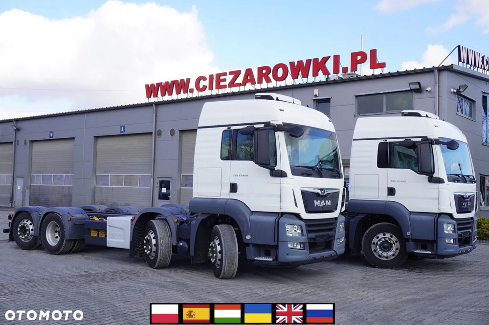 MAN TGS 35.420 8×2 / Chassis 6.4 m / 3 steered axles / 3 units - 2