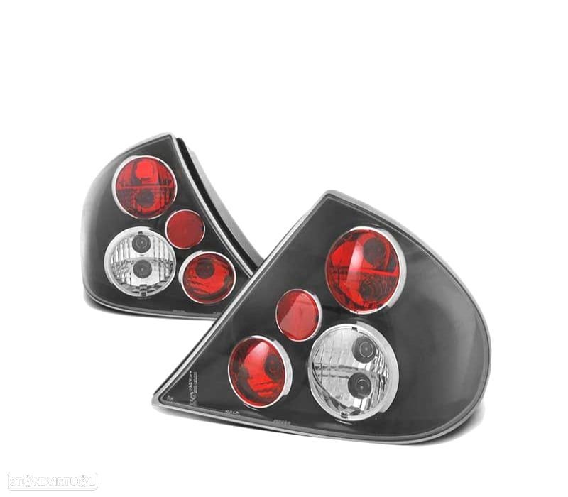 FAROLINS TRASEIROS PARA FORD MONDEO 96-00 FUNDO PRETO - 1