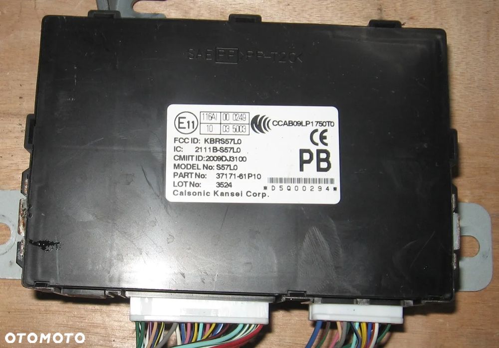 0261S05789 33910-70L00 sterownik zestaw komputer SWIFT SX4 1.6 16V - 6