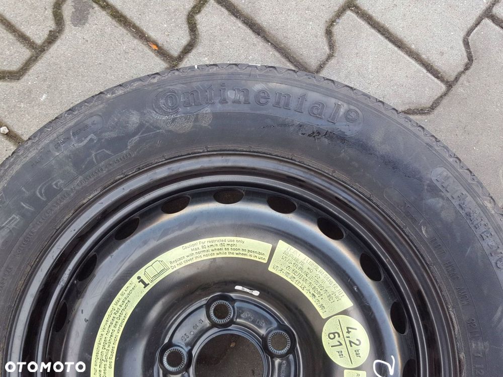 MERCEDES C W204 07-14r KOŁO DOJAZDOWE 16 5X112 LEWAREK - 5