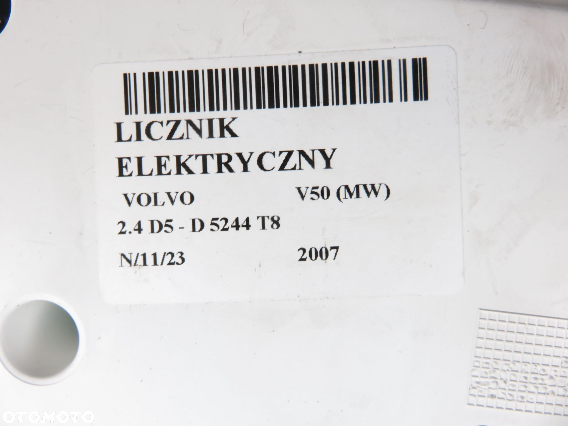 LICZNIK VOLVO V50 (MW) 2.4 D5 - D 5244 T8 30765311 - 6