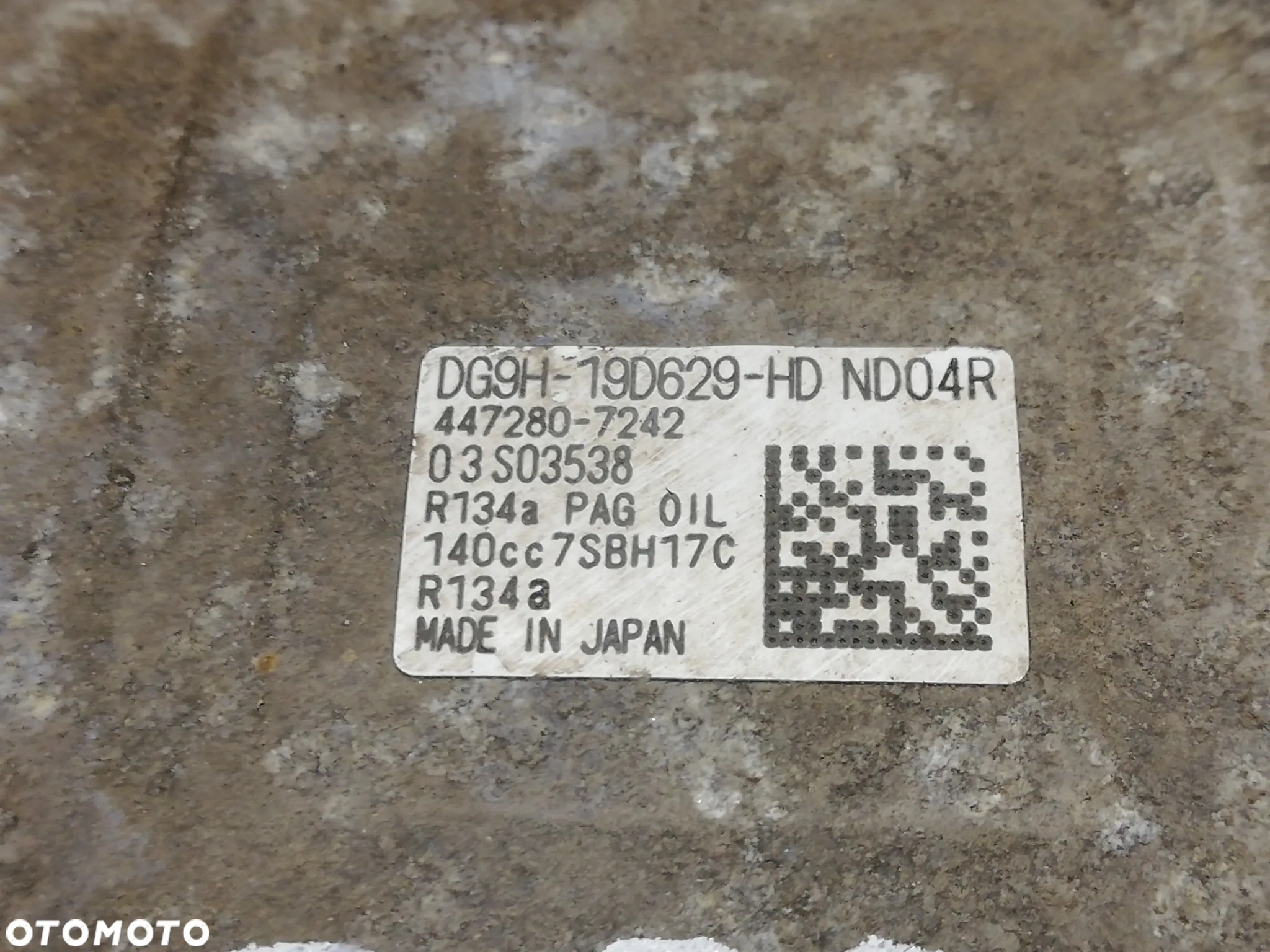 Sprężarka Klimatyzacji Kompresor DG9H-19D629-HD FORD  CONNECT II MK2 15R - 2