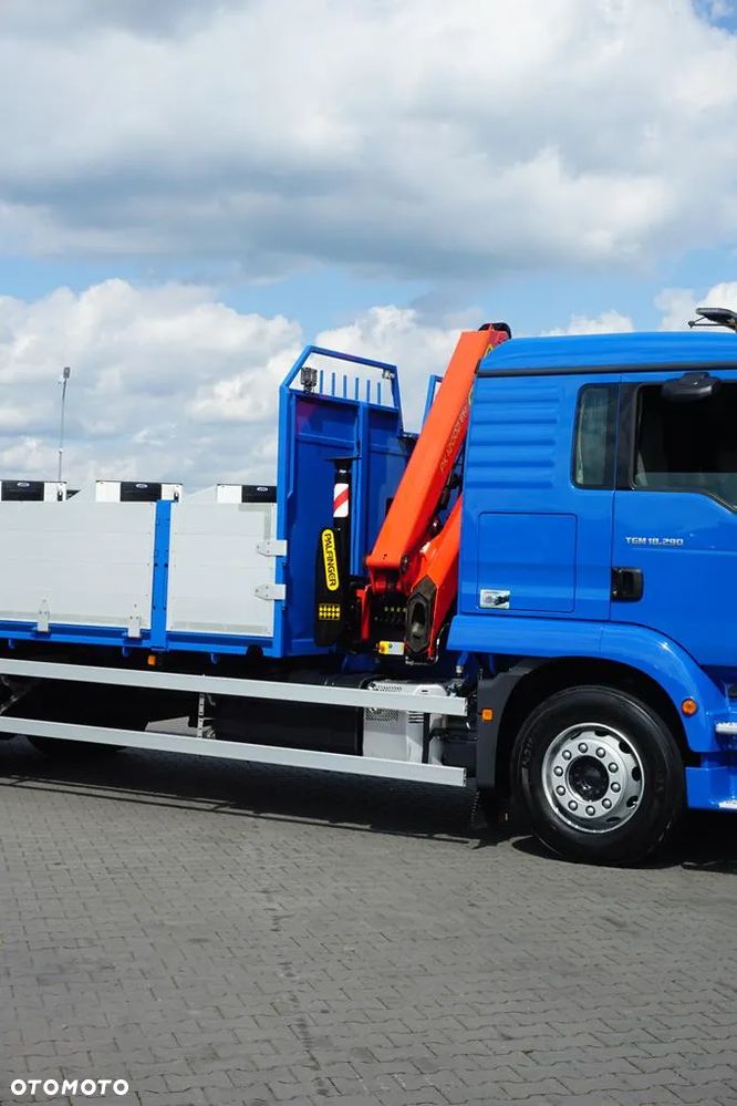 MAN TGM / 18.290  / SKRZYNIOWY + HDS + WINDA / PALFINGER PK 12002 / WYSIĘG 10 M - 38