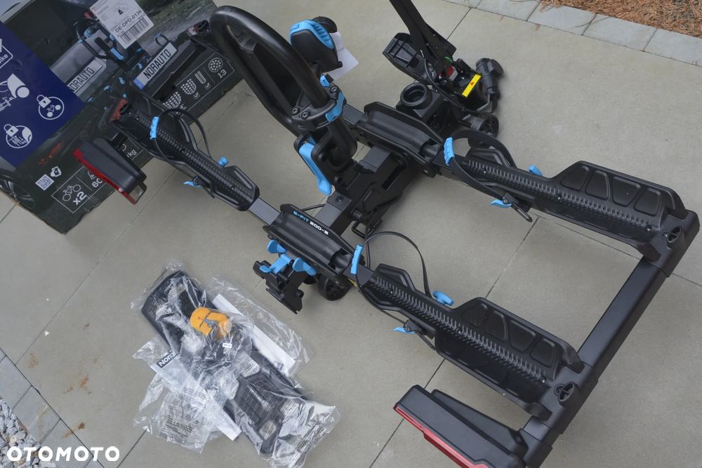 Bagażnik rowerowy na hak holowniczy NORAUTO E-FIT 200-2 na 2 rowery kompatybilny z rowerem elektrycznym - 11