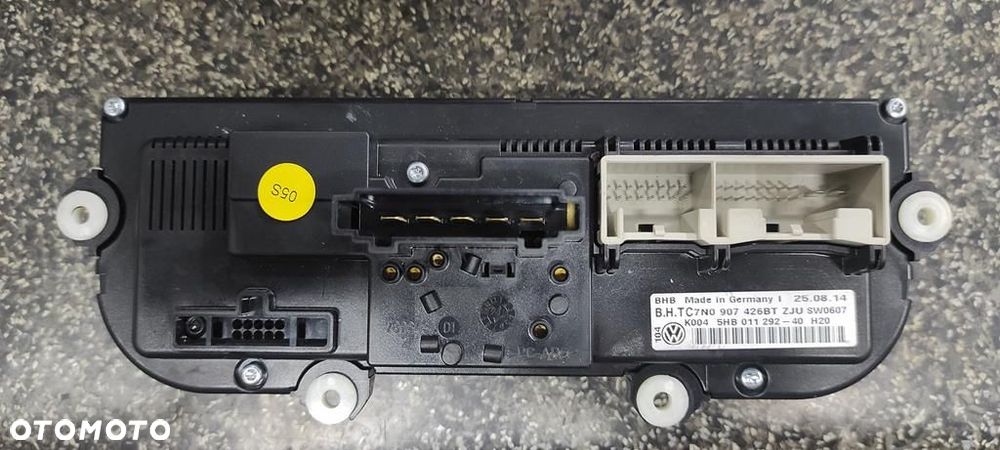 PANEL KLIMATYZACJI GOLF VI PASSAT B7 7N0907426BT - 2
