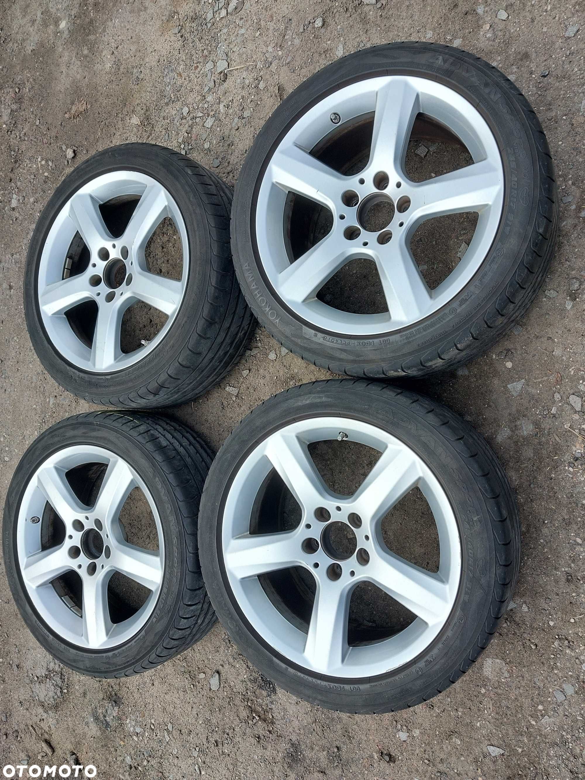 Kola Alufelgi 17 5x112 Mercedes dwie szerokosci opony letnie - 1