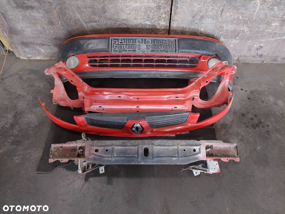 KOMPLETNY PRZÓD ZDERZAK GRILL PAS BELKA RENAULT KANGOO I FL LIFT 0719 - 1