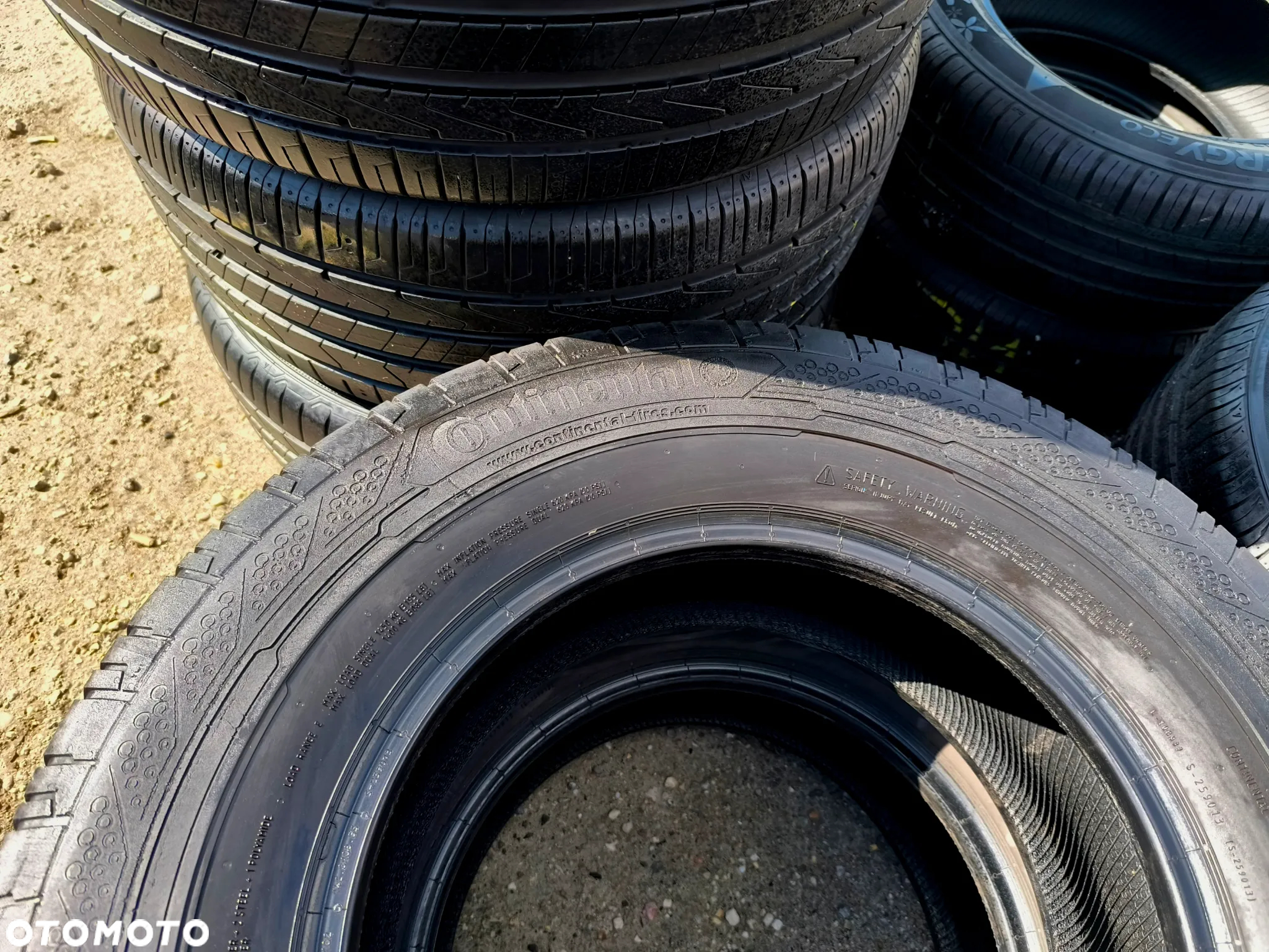225/75R16C 16 C 121/120R Opony Letnie Lato CONTINENTAL ContiVanContact 200 6,5mm Legnica ALU-RAD 21r. 225/75 - 9