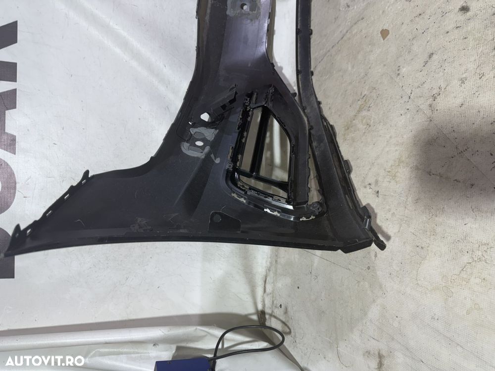 Bara fata VW Golf 7 VII, facelift, R-Line, 2017, 2018, 2019, 2020, cod origine OE 5G0807221LR, cu gauri pentru spalatori faruri si senzori de parcare (6). - 5