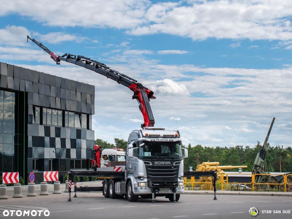 Scania R580 6x2 FASSI F545RA.2.27 XE  HDS Żuraw Fly Jib Wciągarka Siodło - 10