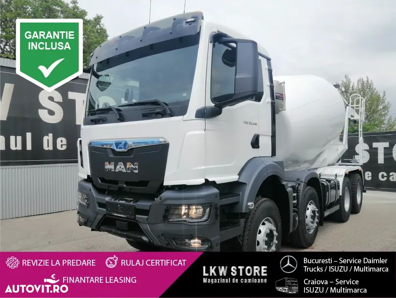 MAN TGS 35.440 8X4 Betoniera/Beton Mixer 10m3, NOU/NEW Truck, TOP !!! - 2