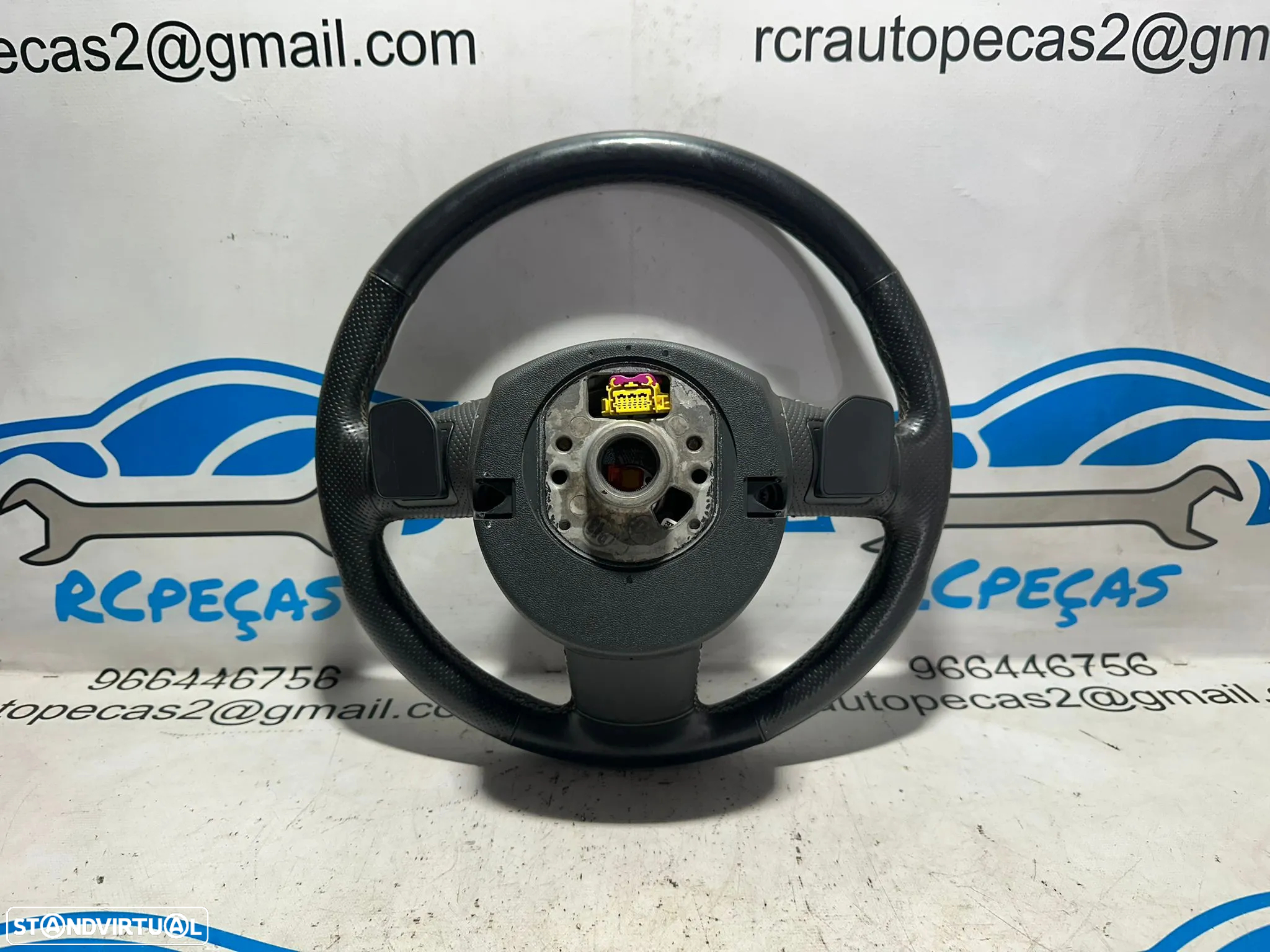 .Volante Airbag Multifunções Botões Patilhas Original Audi A6 C6 DSG 4F0419091CA 2005 - 2015 - 4