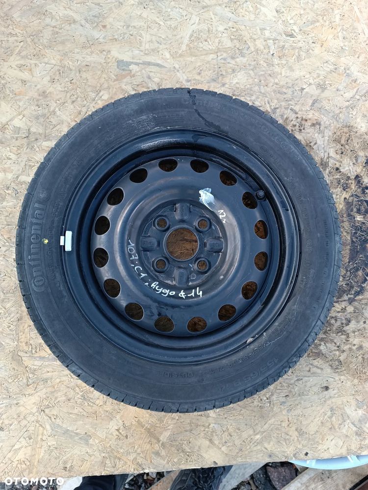 KOŁO DOJAZDOWE ZAPASOWE CITREON C1 4X100  155/65/14 - 1