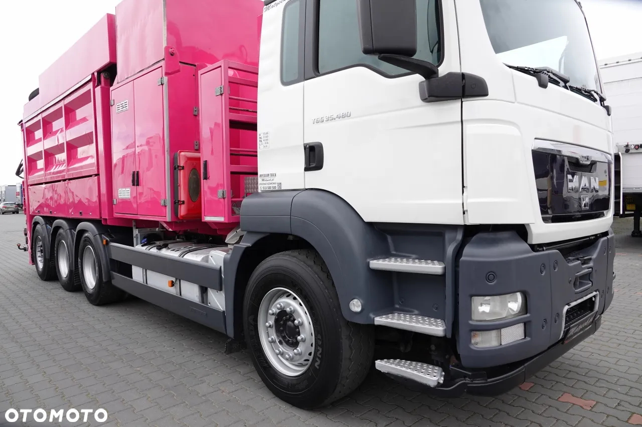 MAN TGS 35.480 / 8X4 / ASENIZACYJNY / ŁADOWARKA PRÓŻNIOWA / WUKO / MTS SAUGBAGGER /   STEROWANIE RADIOWE / - 20