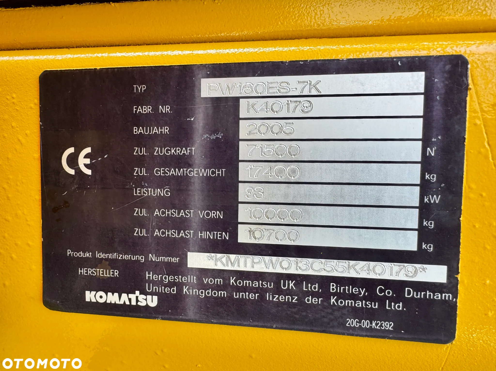 Komatsu PW160ES-7K - 6