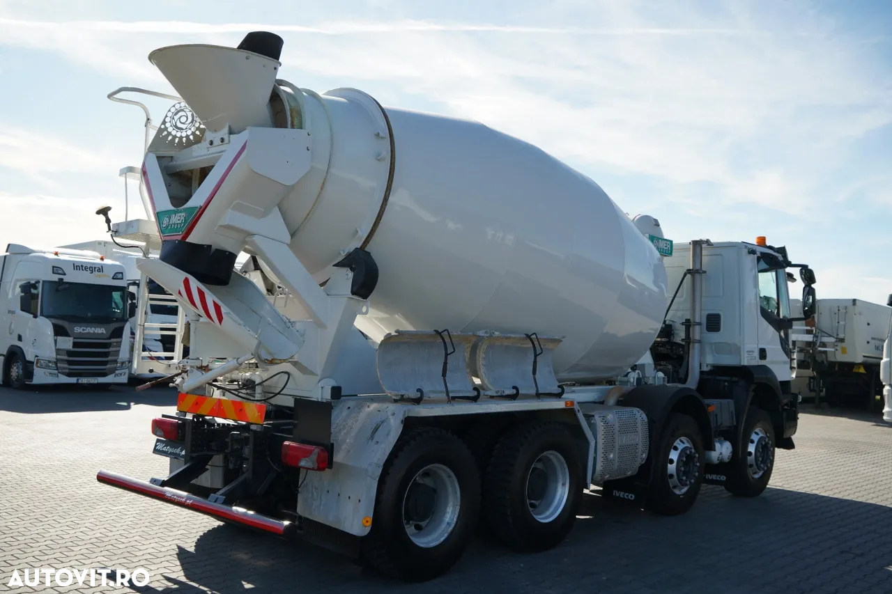 Iveco 400 SL X-WAY STRALIS / 8X4 / BETONIERĂ / IMER / ANVELOPE 100% / JANTE DIN ALIAJ / - 5