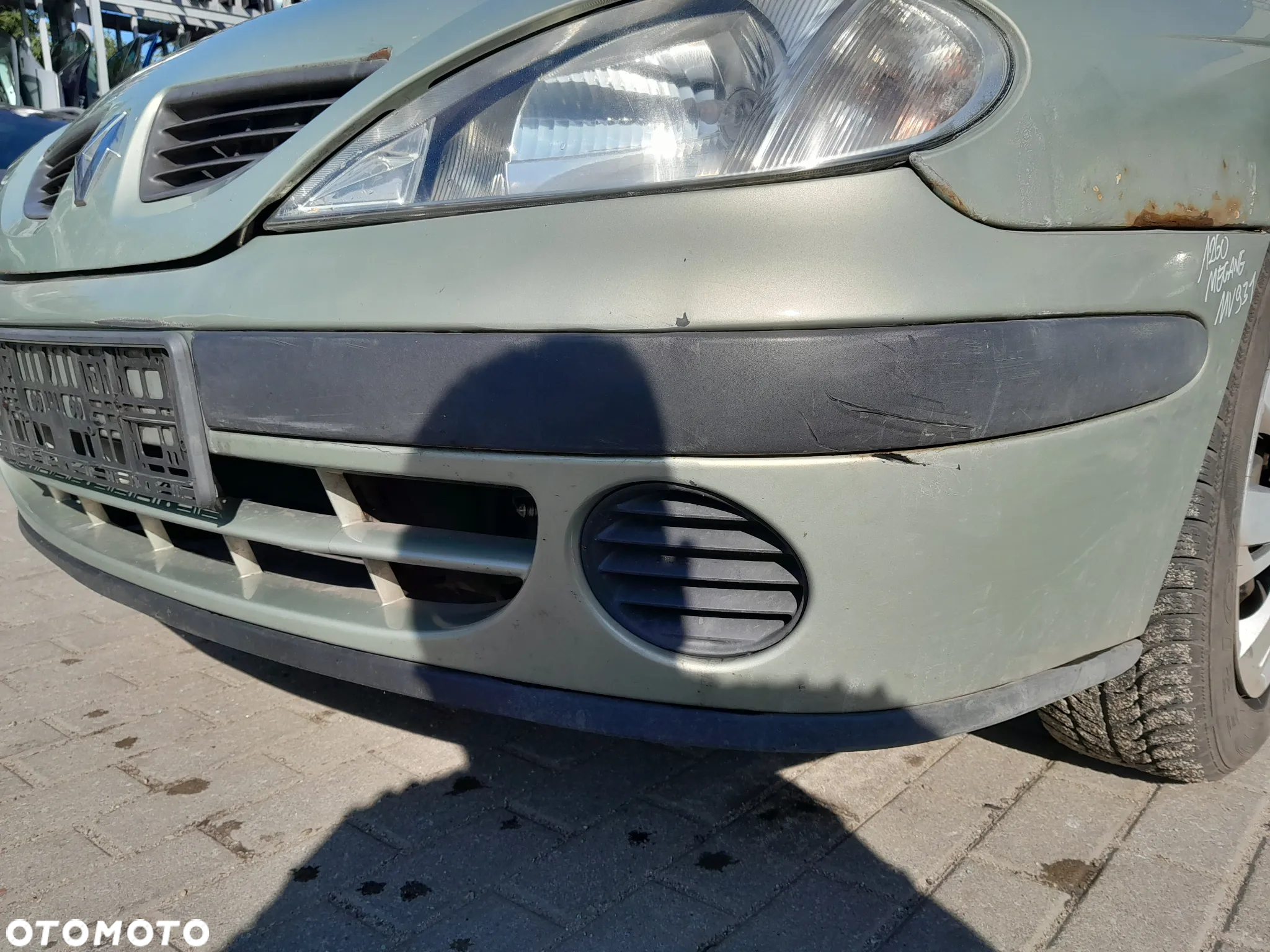 RENAULT MEGANE I ZDERZAK PRZEDNI PRZÓD KOLOR: MV931 - 2