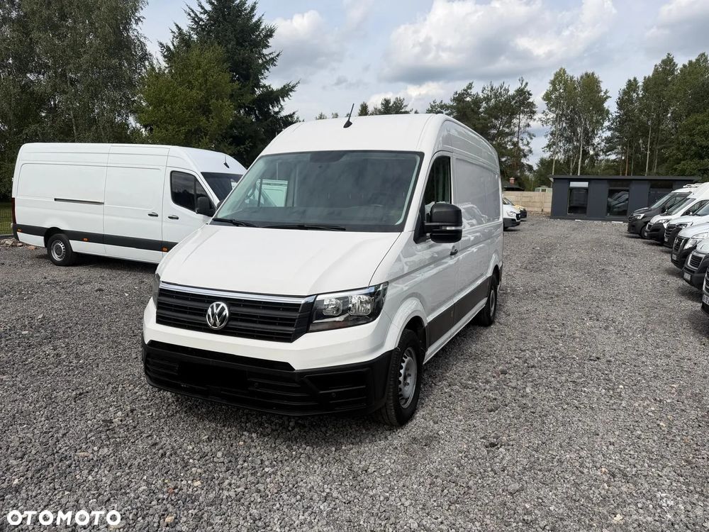 Volkswagen CRAFTER / L3H3 / 140 KM / KAMERA / NAJBOGATSZA WERSJA / FV23% / - 1
