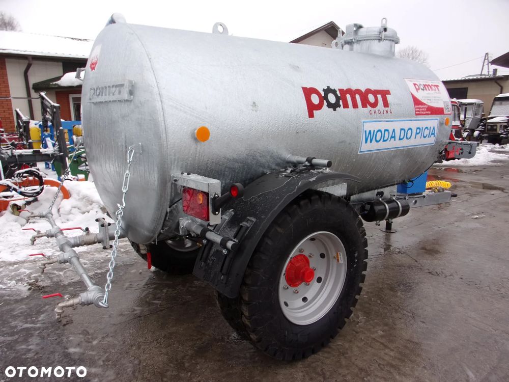 Pronar Przyczepa-Cysterna-Beczkowóz do transportu, przewozu, dostarczenia wody pitnej T507/5 POMOT 5000 Litró, Wóz Asenizacyjny POMOT T507/3 - 4000 litrów, nie Meprozet - 8