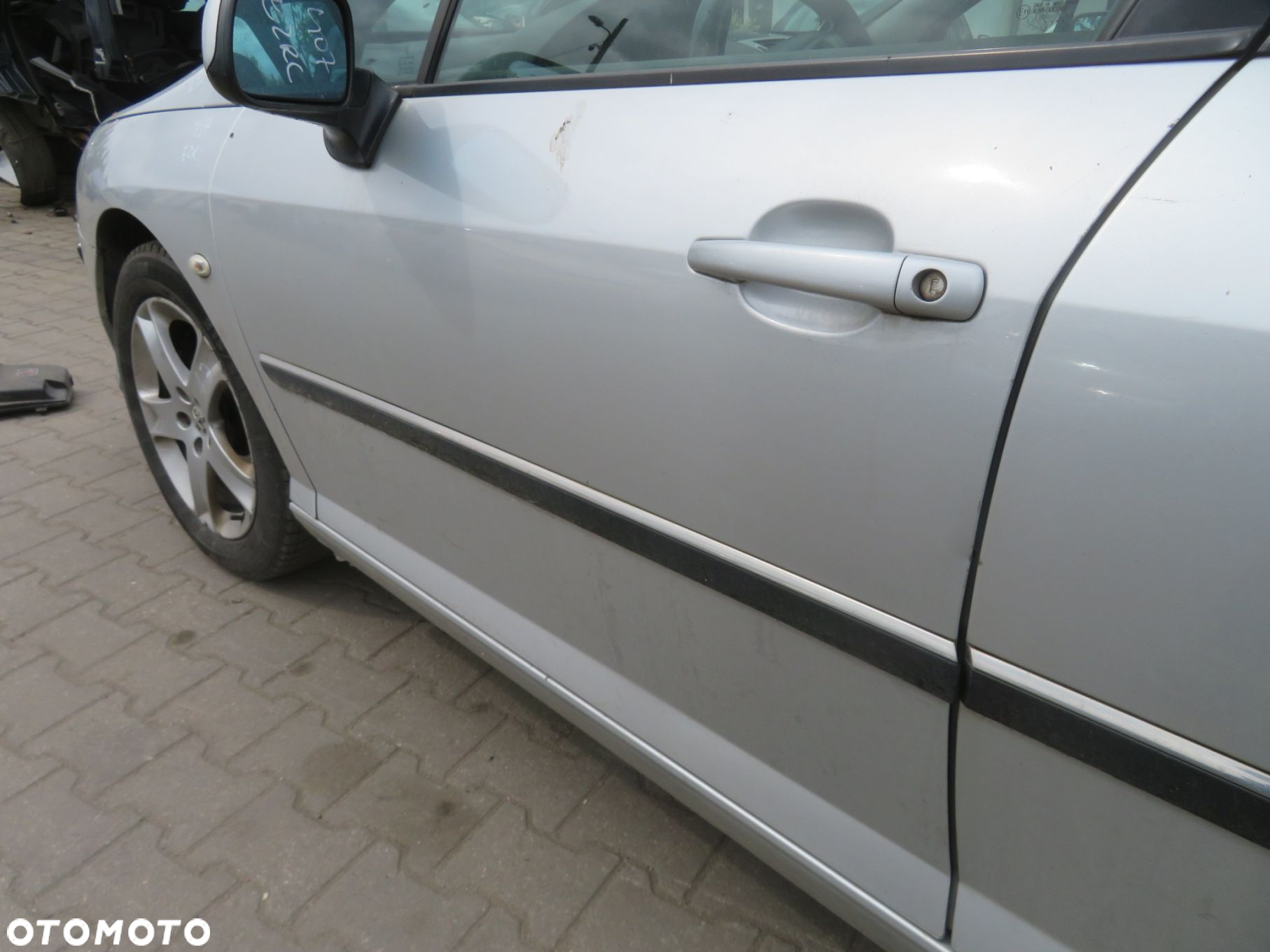 DRZWI PRZEDNIE LEWE 407 SW KOMBI EZRC  SREBRNY PEUGEOT 2004-2007 - 4