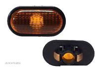 Lampa semnalizare laterala Renault, Nissan, Opel Vivaro, 2001-10.2014; Movano, 07.1998-2010, fata, Stanga = Dreapta, W5W; portocaliu; fara suport becuri; cu rama neagra, EU - 1