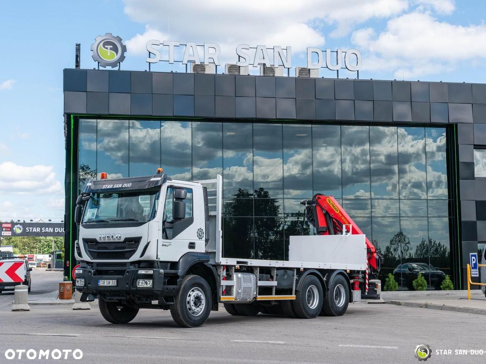 Iveco TRAKKER 360 6x4 PALFINGER PK 18502 SH HDS Żuraw Rotator - 10