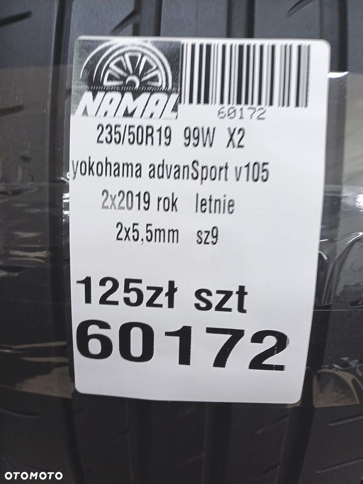 2x 235/50r19 yokohama  opony letnie  60172 - 9