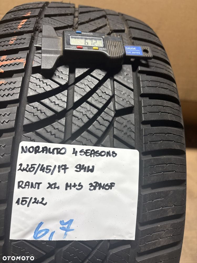 1x 225/45R17 94W NORAUTO 4SEASONS opona wielosezon RANT XL M+S 3PMSF - 2