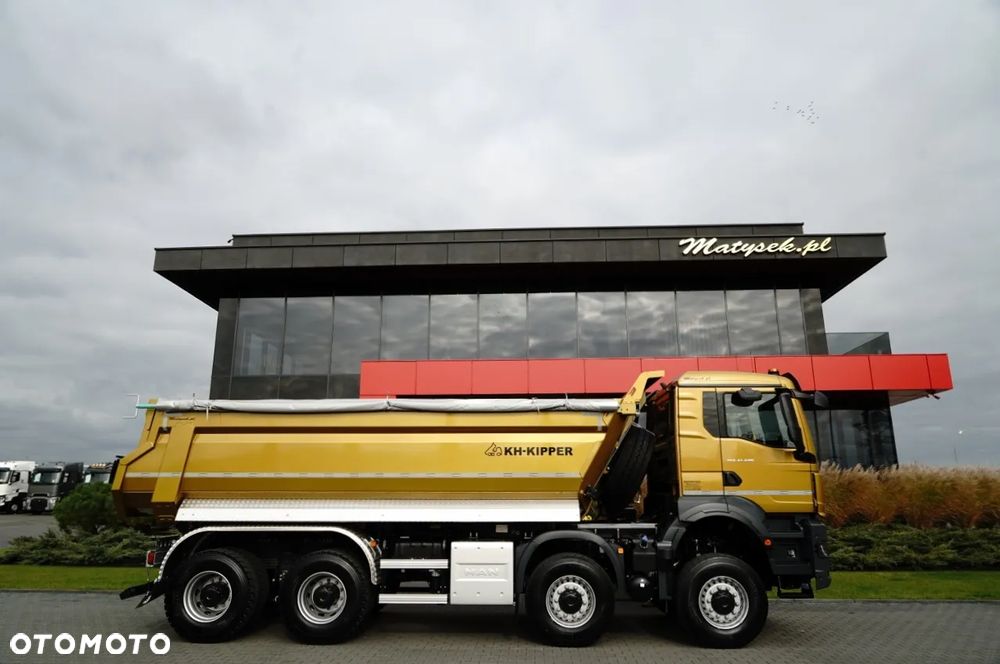 MAN TGS 41.480 / 8X6 / WYWROTKA / S1 - TYLNOZSYP / AUTOMAT / FABRYCZNIE NOWY / DOSTĘPNY OD RĘKI / BOGATE WYPOSAŻENIE / ZŁOTY METALIK / - 35
