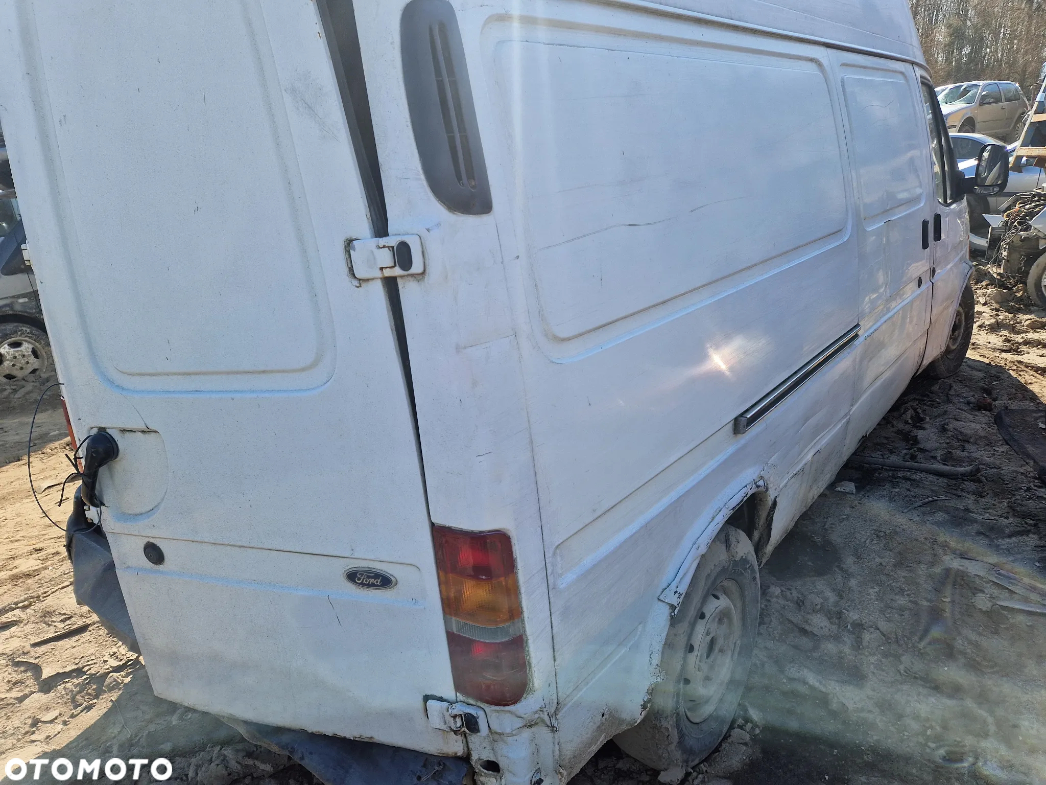 ford transit mk5 maska zderzak lampa grill błotnik drzwi zbiornik paliwa szyba lusterko klamka - 4