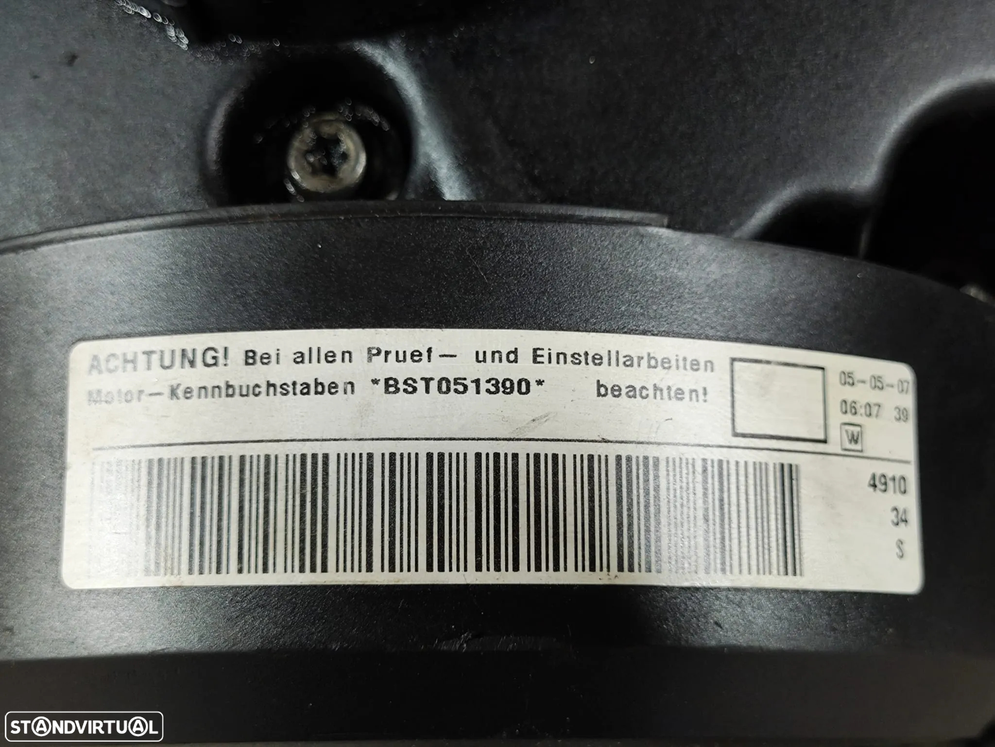 - Motor Completo Volkswagen VW BST Caddy 8v 2.0 SDi 70CV - 2