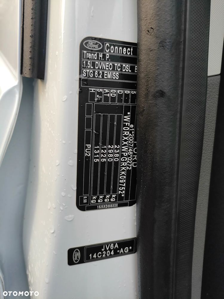 Ford TRANSIT CONNECT 2019 LIFT EURO VI BRUTTO VAT 23% - 27