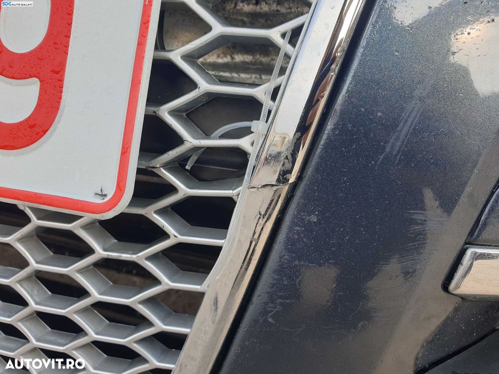 Bara Spoiler Fata Completa cu Grila si Emblema cu Defect Audi A6 C6 NFL Non Facelift 2004 - 2008 Culoare LZ7R [K1890] [K1891] [K1892] [K1893] [K1894] [K1895] - 9