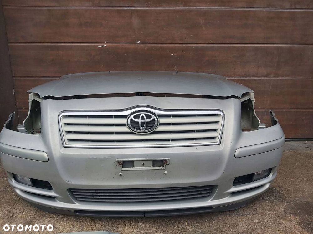 TOYOTA Avensis T25 kompletny przód zderzak maska błotnik lampa chłodnice - 8