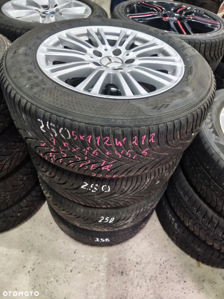 5x112 Felgi Aluminiowe Alufelgi Oryginalne 16 Mercedes Koła Zimowe Zima E KLASA W210 W211 W212 C W204 S W220 W140 W124 SLK R172 B W246 CLA W117 A117 A W176 4mm 22r. Legnica ALU-RAD 225/55 - 2