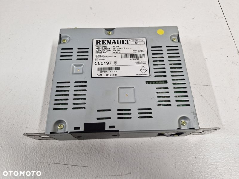 RENAULT SCENIC IV 4 MEGANE IV 4 RADIO NAWIGACJA FABRYCZNE 281158637R - 11