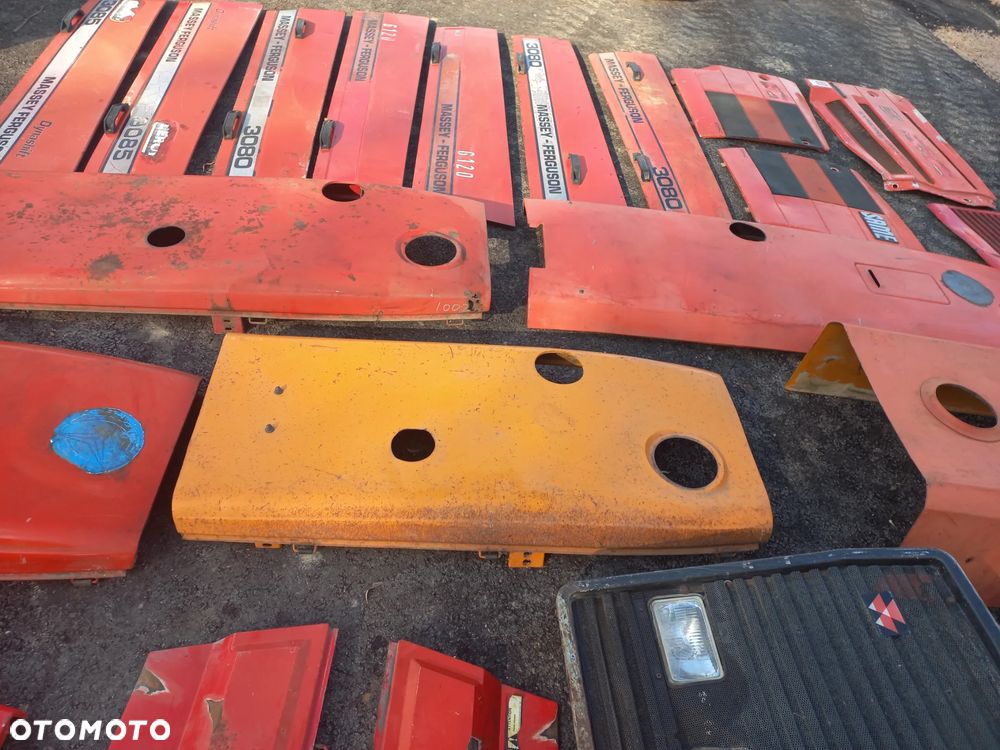 Maska boczna osłona massey ferguson,pokrywa silnika,grill,same,renault,3080, - 4