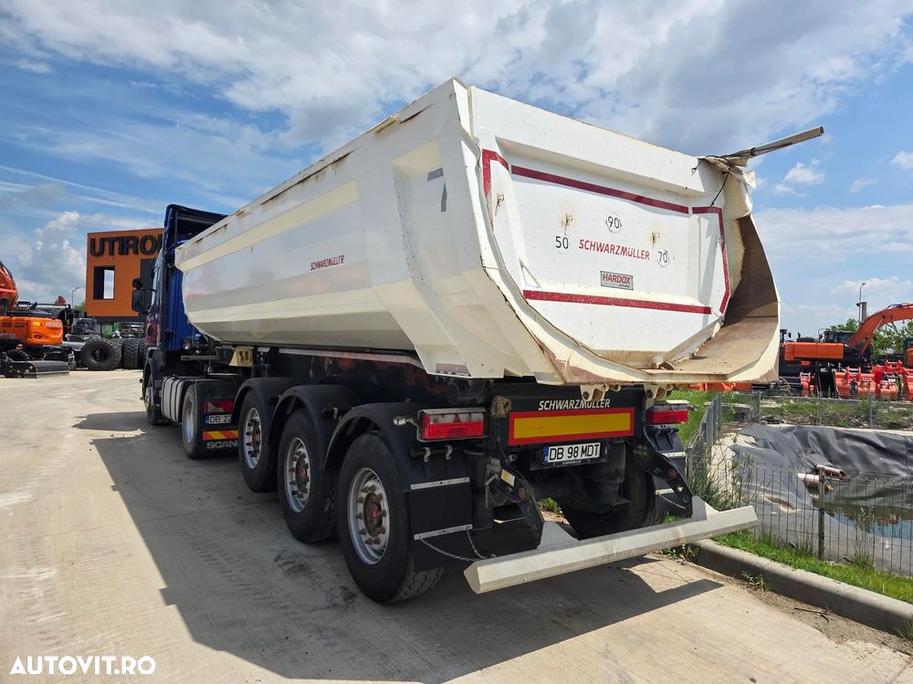 Schwarzmuller Basculabila 26mc, 3 axe SAF, cilindry HYVA, axa liftabila, prelata, scena vizitare, frane disc, picioare sprijin, protectii antibiciclisti, posibilitate leasing 3 ani-PROMOTIE 23.900 EUR+Tva - 10