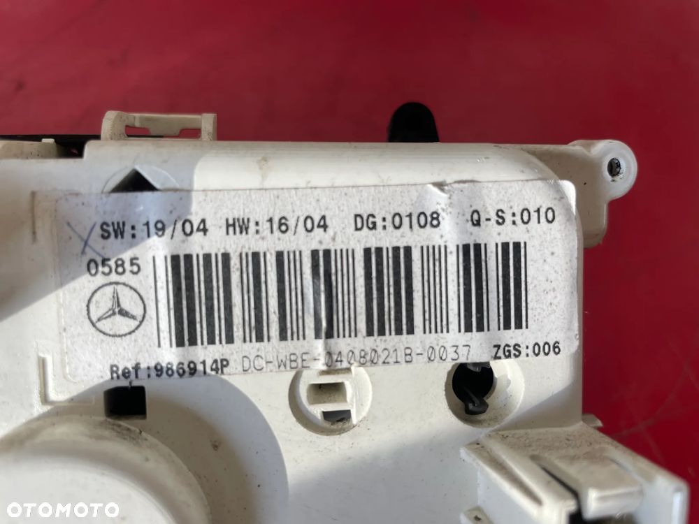 986914P PANEL KLIMATYZACJI MERCEDES BENZ A-KLASA - 3