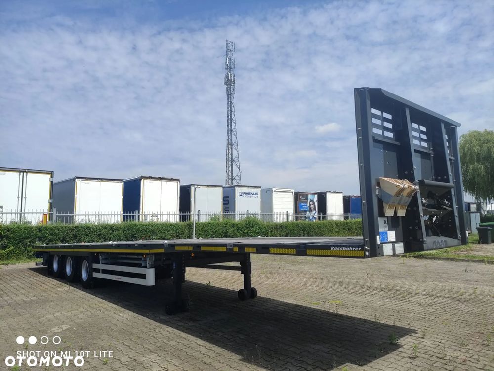 Kassbohrer Platforma SPS HM, mega, zamki kontenerowe - 1
