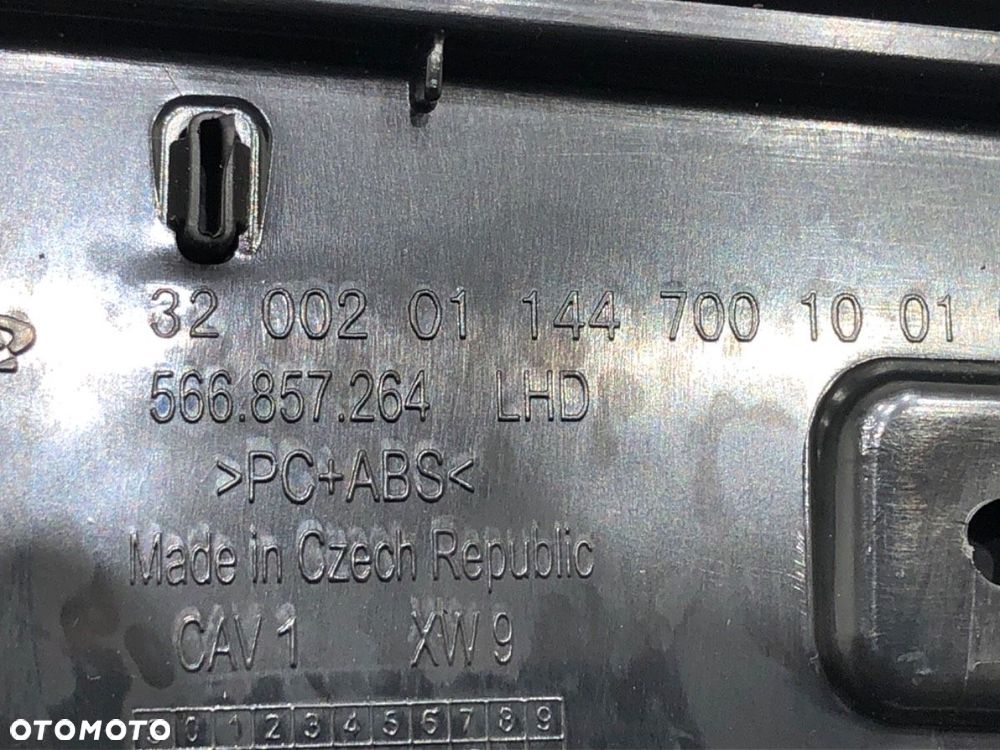 SCHOWEK KONSOLI DEKOR  SKODA KODIAQ (NS7, NV7, NS6) 2016 - 2022 2.0 TSI 4x4 140 kW [190 KM] benzyna - 7