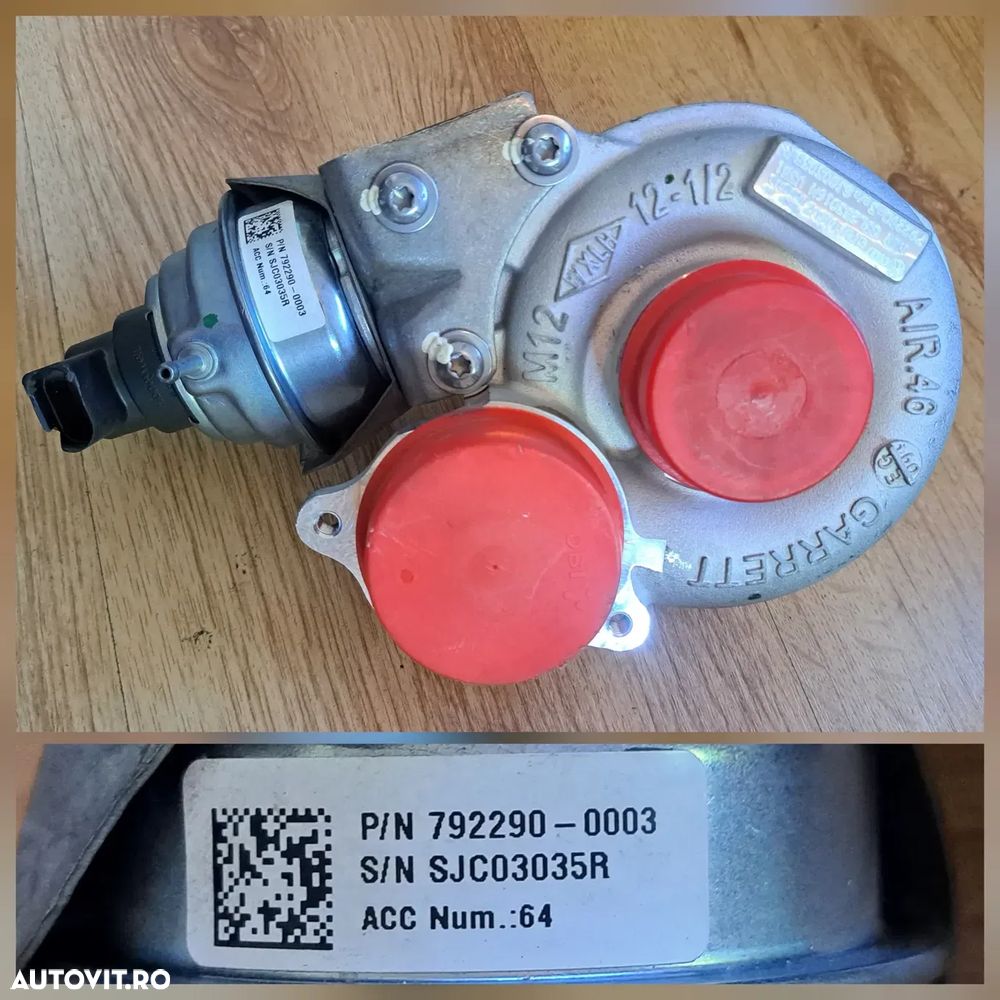 Turbina turbo turbosuflanta garrett 2,0 tdi vw volkswagen transporter T5 T6 7H audi A3 A8 2009-2015 crafter amarok dupa 2010 pompa inalta presiune delphi 1,2 tdi SKODA Fabia Praktika Roomster VW Polo - 2