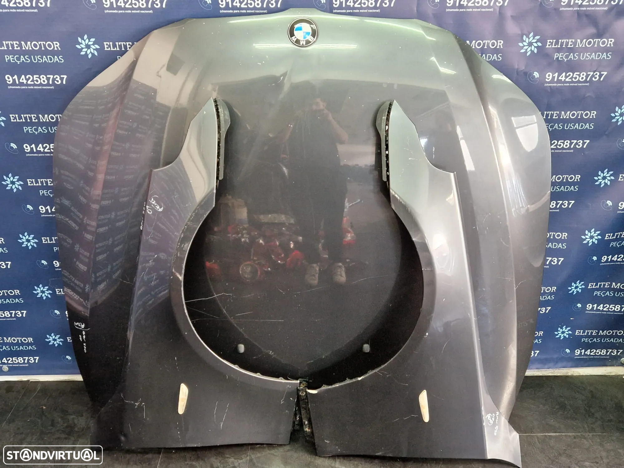Frente completa usada BMW 520D LCI E60 E61 163CV capot parachoques oticas guardalamas - 11