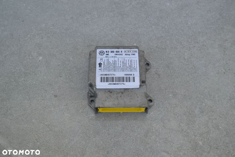 VW SEAT AUDI SKODA STEROWNIK PODUSZEK POWIETRZNYCH SENSOR AIRBAG 1K0909605R - 2