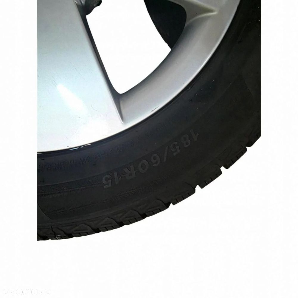KOŁA FELGI ALUMINIOWE OPONY ZIMOWE + ŚRUBY SKODA FABIA III 185/60R15 5X100 - 7