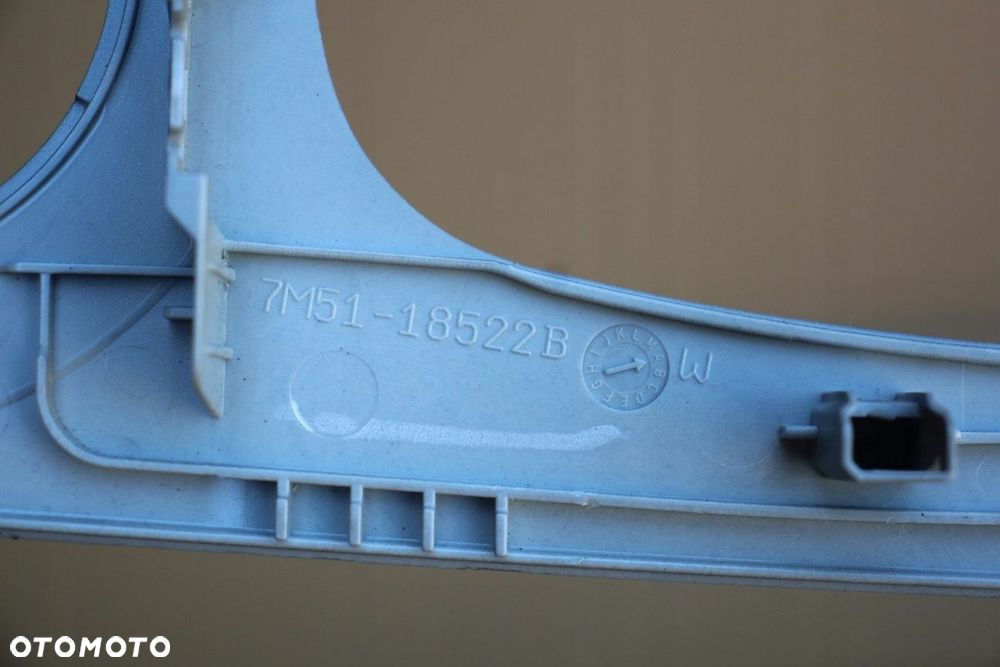 Ramka radia dekor FORD FOCUS MK2 7M51-18522B szary - 4