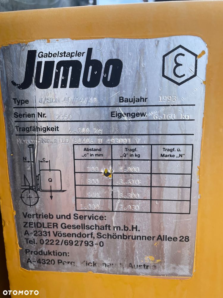 Jumbo Gebelstapler J/SLN40/14/40 - 11