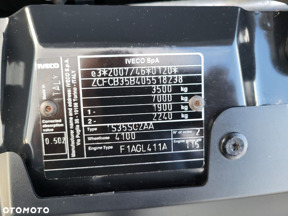 Iveco DAILY 35 S 16 MAXI-HAK 3500 KG-KLIMA-6 SZTUK - ŁADNY - 32