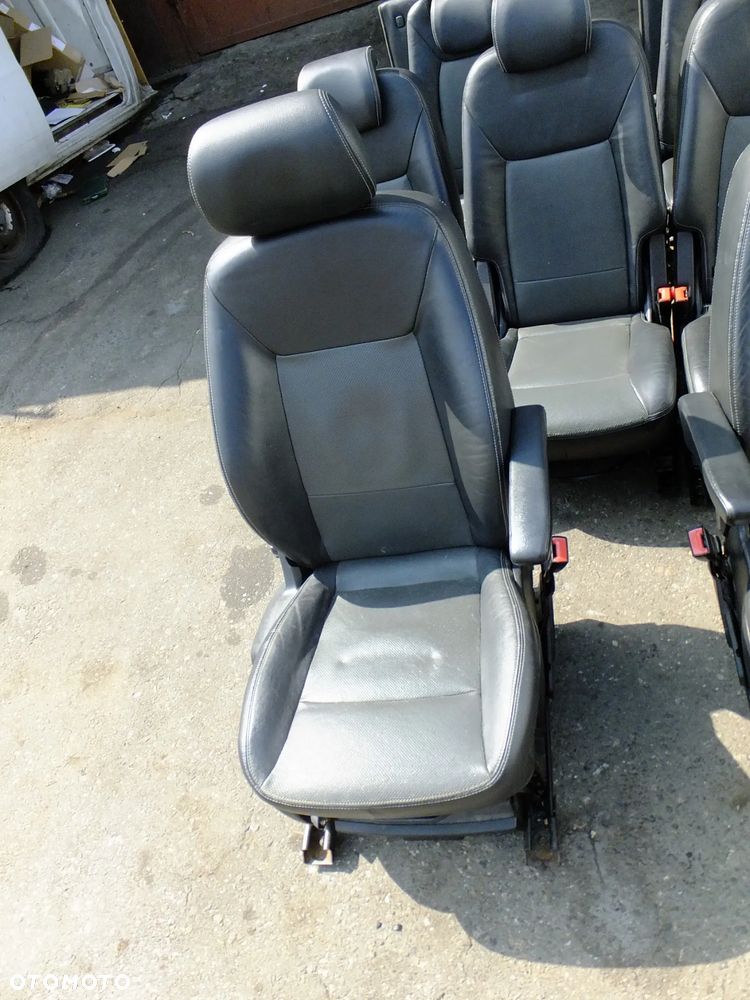 fotel kierowcy fotele komplet skóra 7 miejsc ford galaxy mk2 2008r - 3