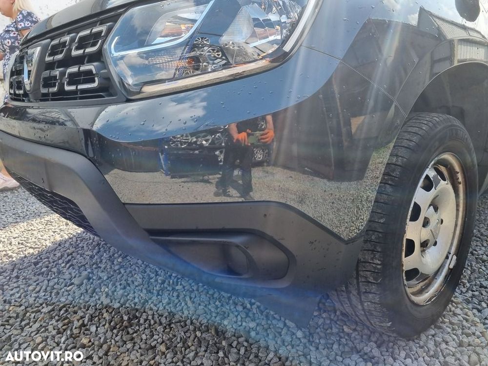 Bara fata Dacia Duster II 2018 - 2021 KNA Gris Comete (1318) model fara spalatoare far - 2